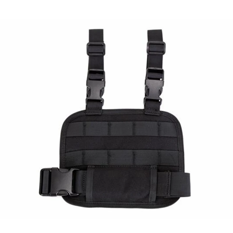 Tactical Drop Leg Platform Hunting Thigh MOLLE Rig with Adjustable Belt & Thigh Straps for Universal Holster