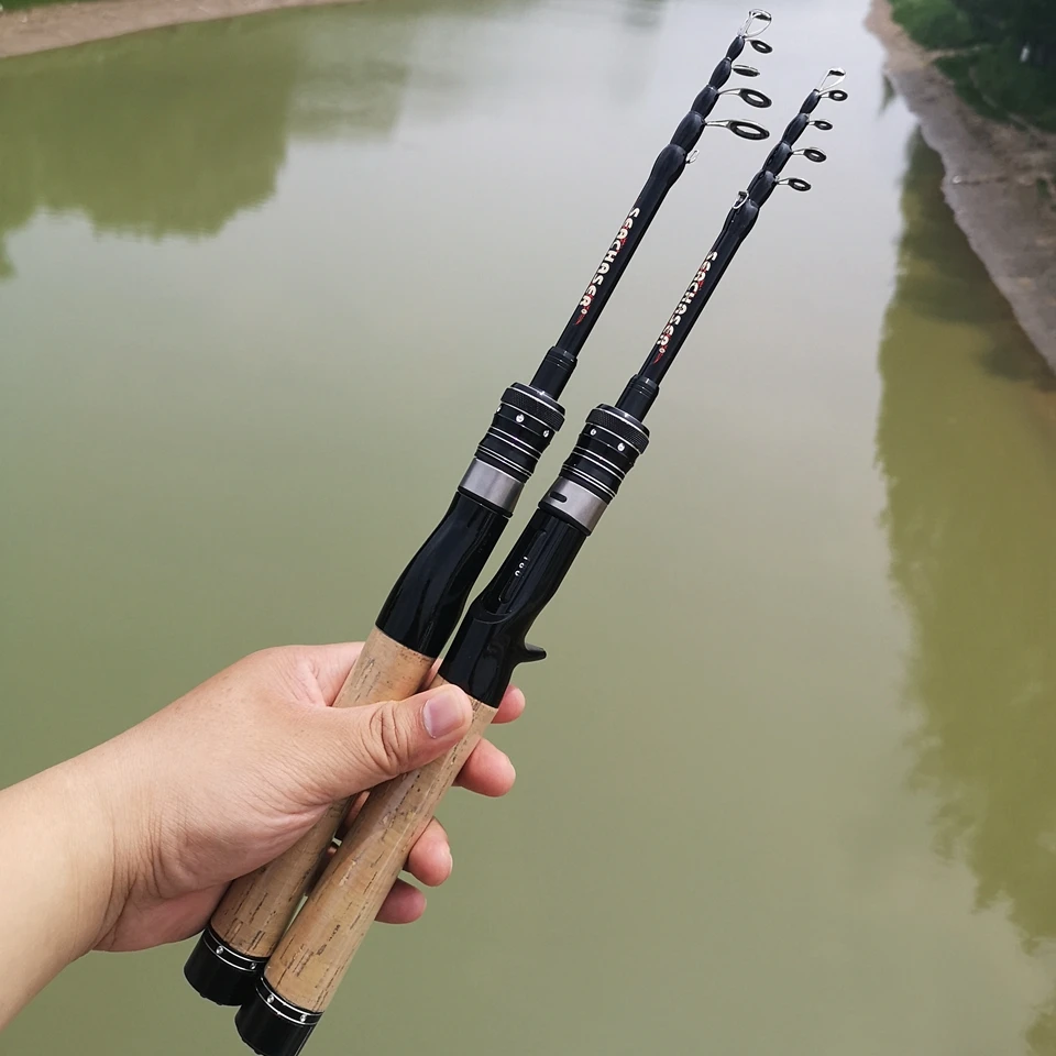168cm 185cm Ultra light ul power Telescopic Fishing Rod Spinning Rod Lure Weight 1-5g Children beginners Catch small fish pole