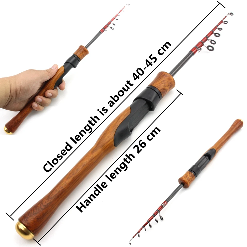 168cm 185cm Ultra light ul power Telescopic Fishing Rod Spinning Rod Lure Weight 1-5g Children beginners Catch small fish pole