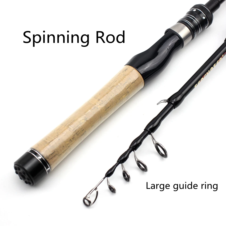 168cm 185cm Ultra light ul power Telescopic Fishing Rod Spinning Rod Lure Weight 1-5g Children beginners Catch small fish pole