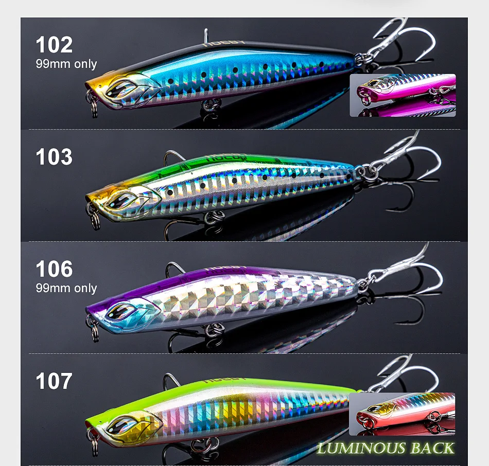 Noeby Ballista Sinking Pencil Fishing Lures 99mm 28g 36g Shore Casting Artificial Hard Bait Bass Saltwater Tackle Fishing Lure