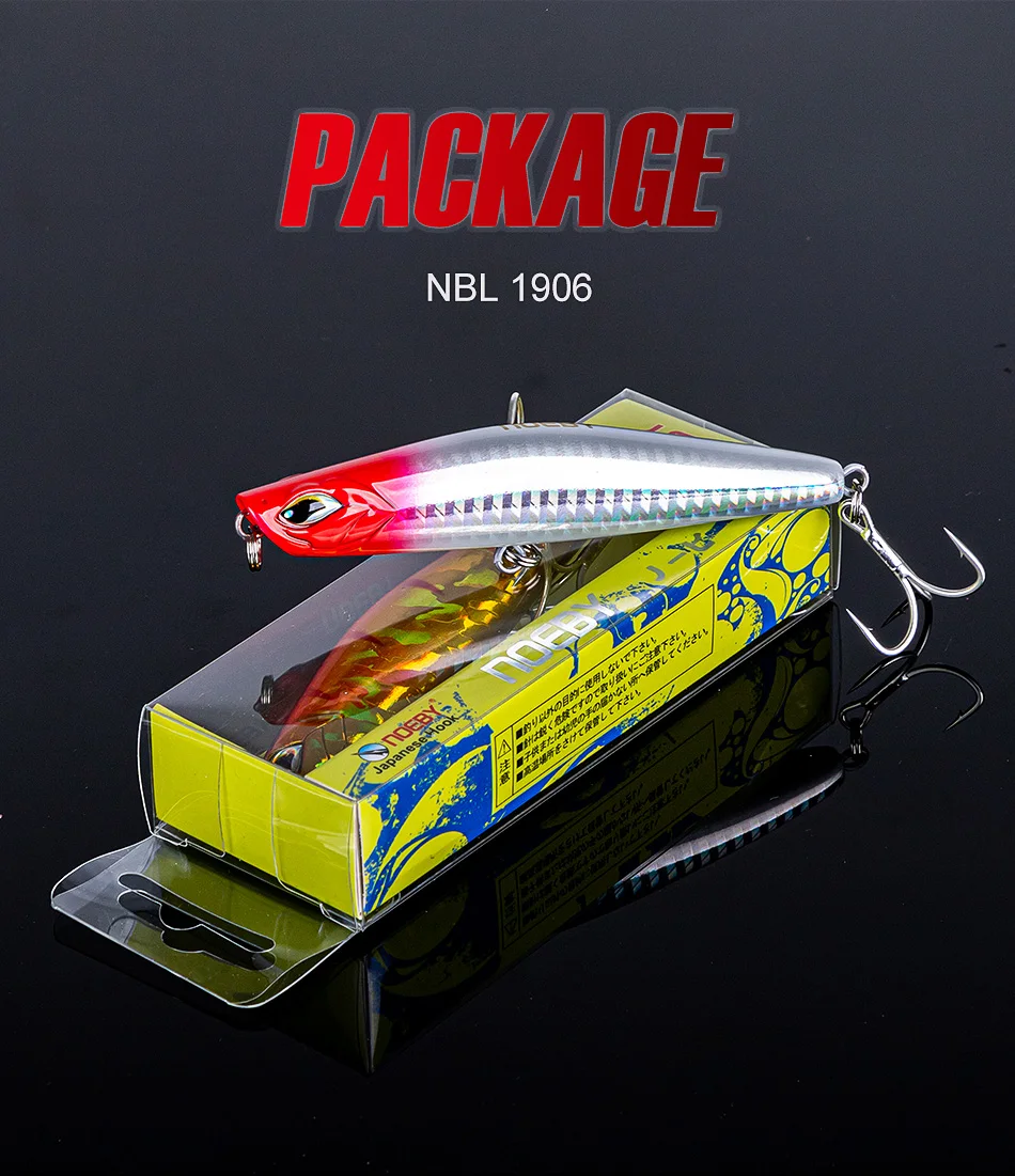 Noeby Ballista Sinking Pencil Fishing Lures 99mm 28g 36g Shore Casting Artificial Hard Bait Bass Saltwater Tackle Fishing Lure
