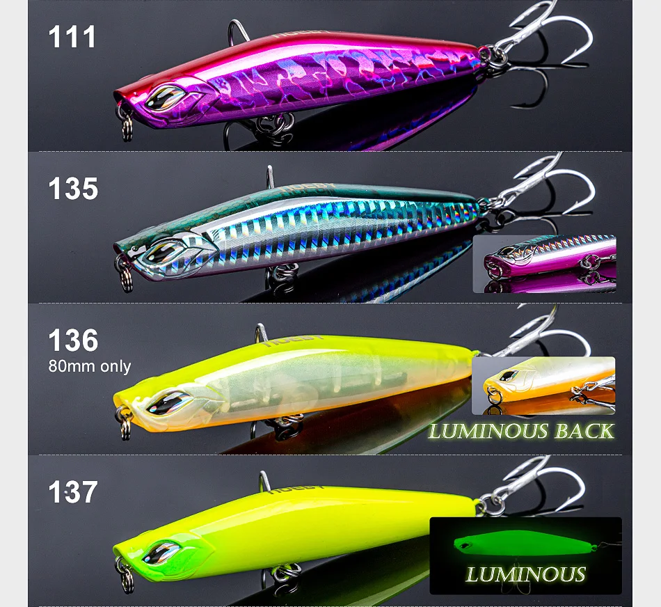 Noeby Ballista Sinking Pencil Fishing Lures 99mm 28g 36g Shore Casting Artificial Hard Bait Bass Saltwater Tackle Fishing Lure