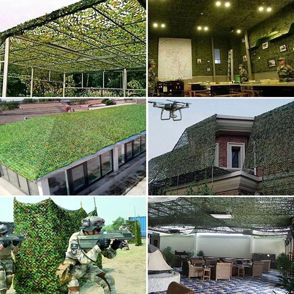 Woodland sunscreen camouflage net suitable for camping military hunting CS shooting rack party supplies decoration
