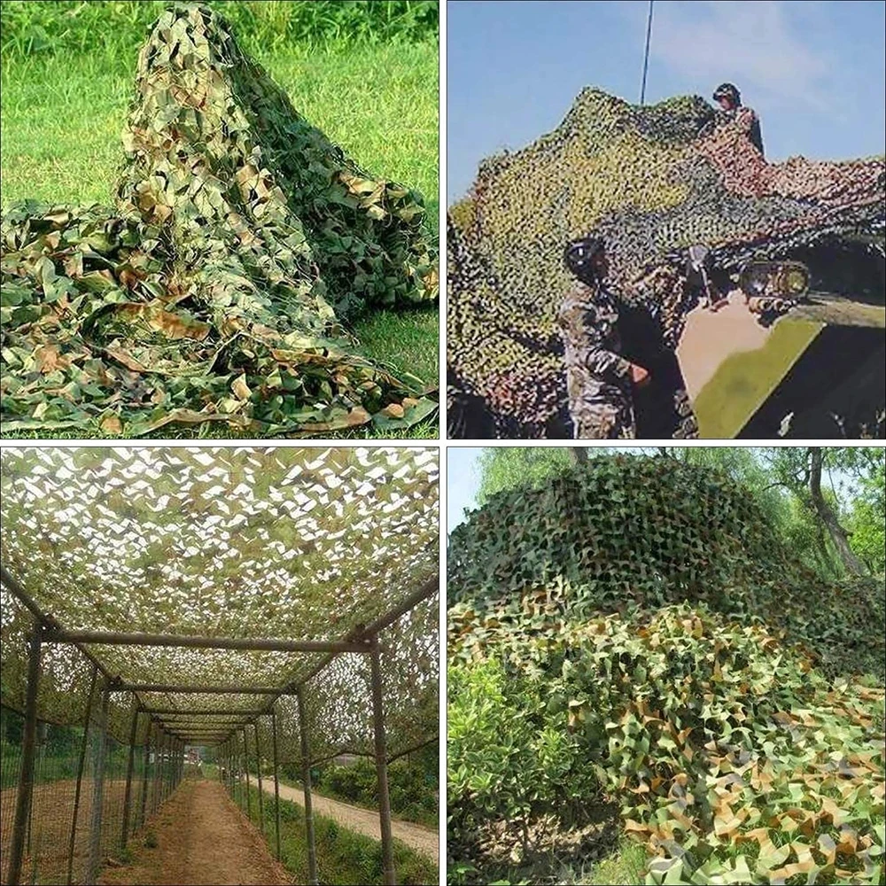 Woodland sunscreen camouflage net suitable for camping military hunting CS shooting rack party supplies decoration