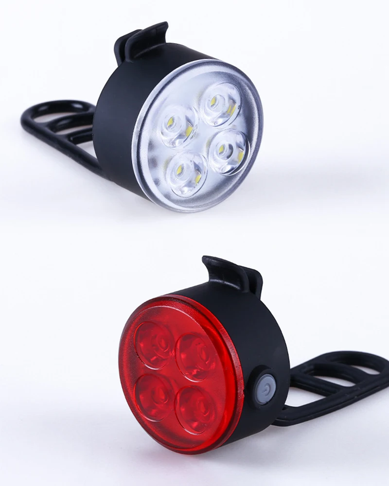 BUCKLOS Bike Lighting Front/Rear/Set Lights Bicycle Lamp Led Cycling Light Bike Lighting for Bicycle MTB Front Taillight Lantern