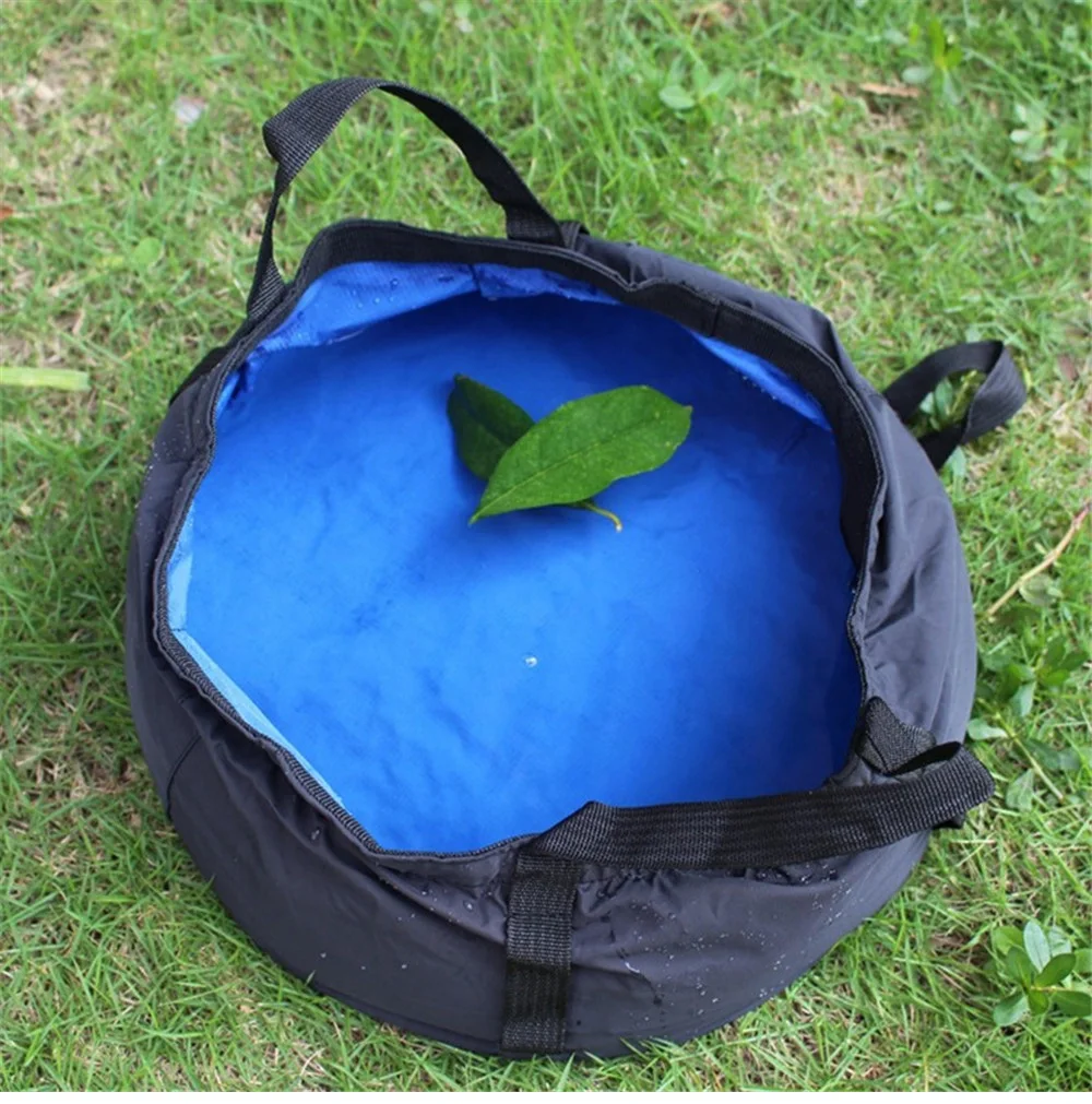 8.5L Collapsible Wash Basin Foot Washbasin Travel Fishing Hiking Outdoor Camping Protable Folding Bucket Water Container