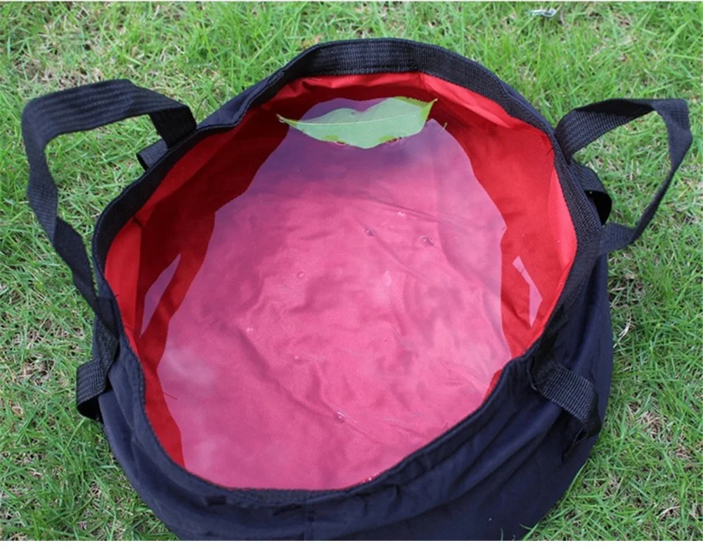 8.5L Collapsible Wash Basin Foot Washbasin Travel Fishing Hiking Outdoor Camping Protable Folding Bucket Water Container