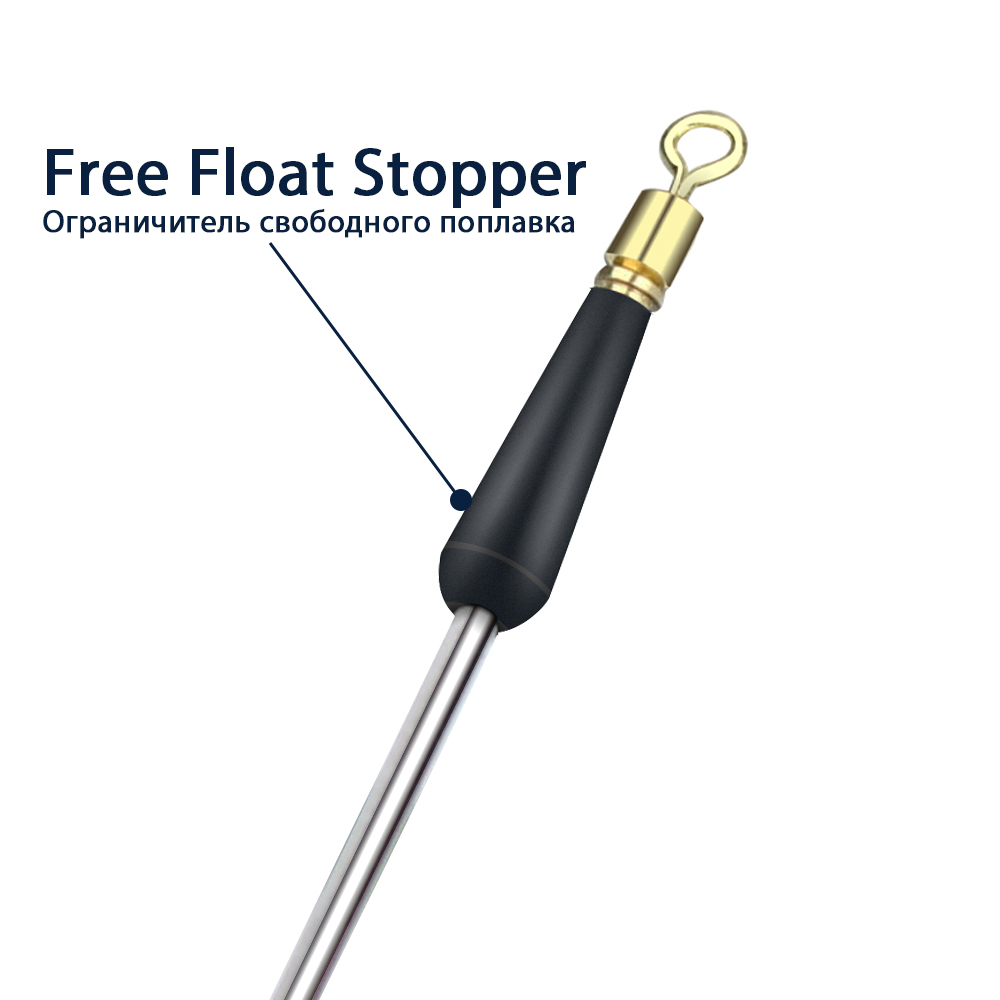 DNDYUJU 50X Fishing Gear Block Rotation Drift Fishing Floats Accessory Bobber Copper Rubber Tools Fish Float Fishing Float Base