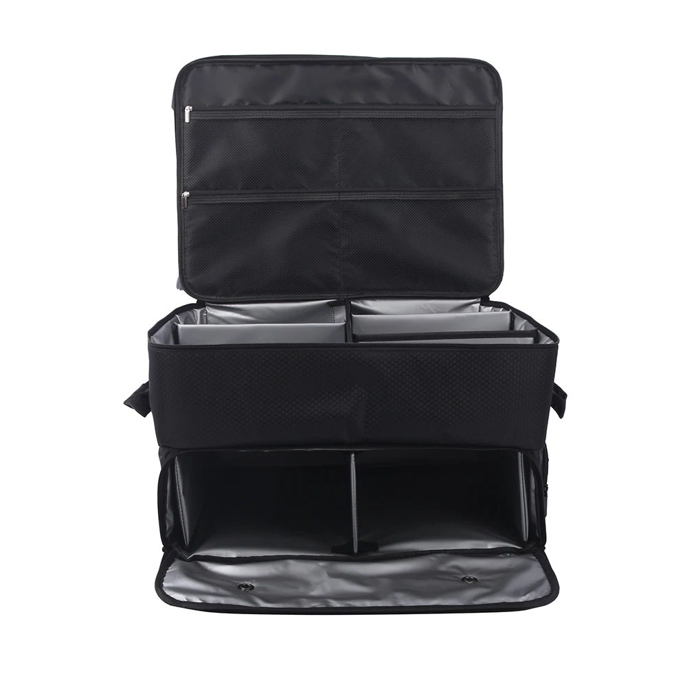 Golf Trunk Organizer Waterproof Car Golf Shoes Bag With Large Golf Storage Box For Shoes Balls Tees Clothes Gloves Accessories 