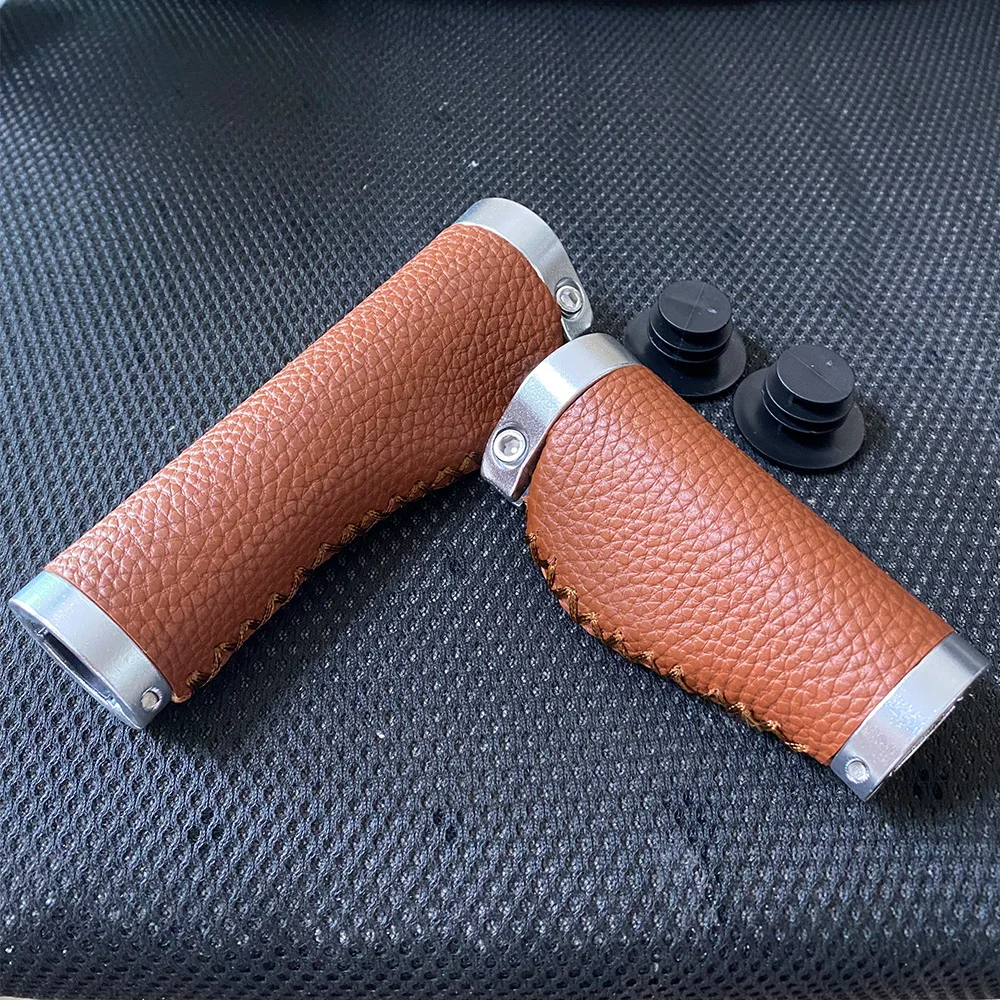 Road Bike Handlebar Cover Super Light Dead Bike Grip Lychee Grain Leather Anti-slip Shockproof Road Bike Grip Accessories