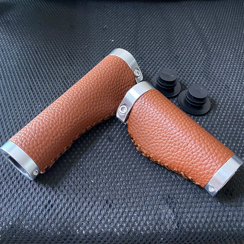 Road Bike Handlebar Cover Super Light Dead Bike Grip Lychee Grain Leather Anti-slip Shockproof Road Bike Grip Accessories