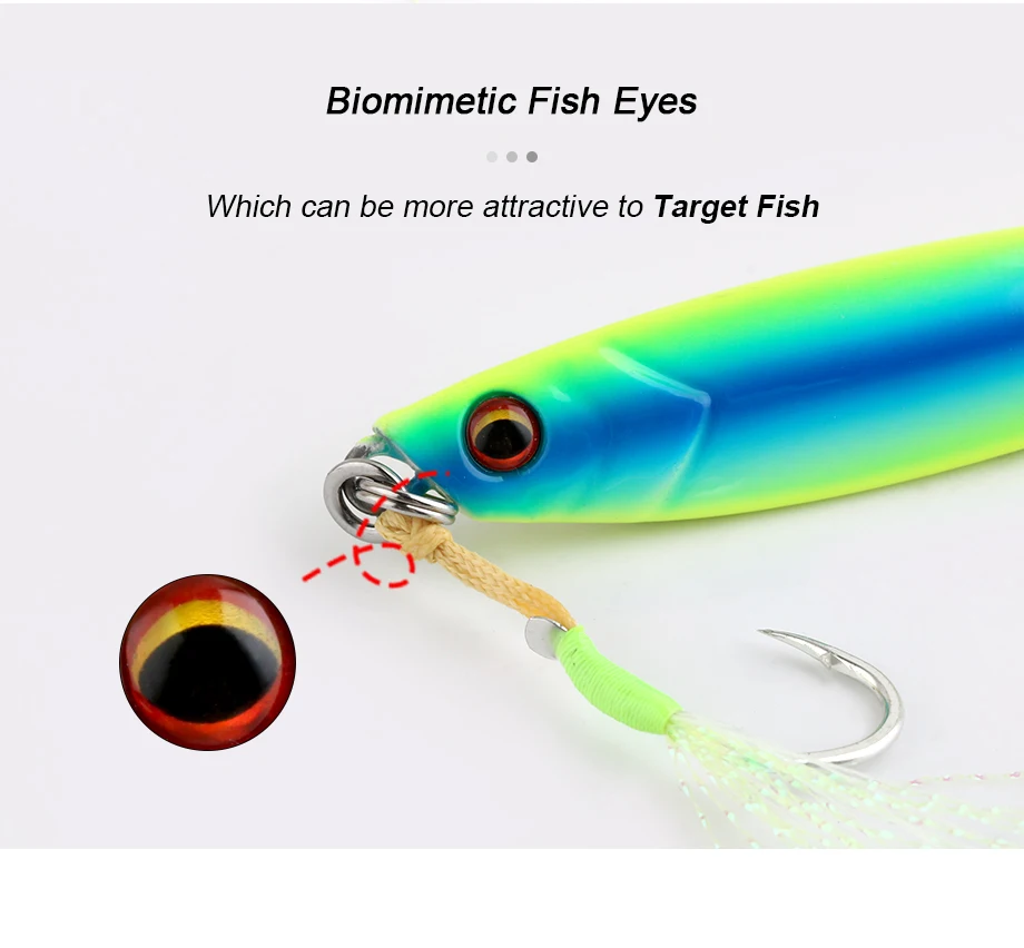 FJORD Flat Slow Glow Metal Jig Lead Fishing Lure Saltwter 20g 30g 40g 60g Shore Casting Artificial Bait Hooks Fishing Tackle