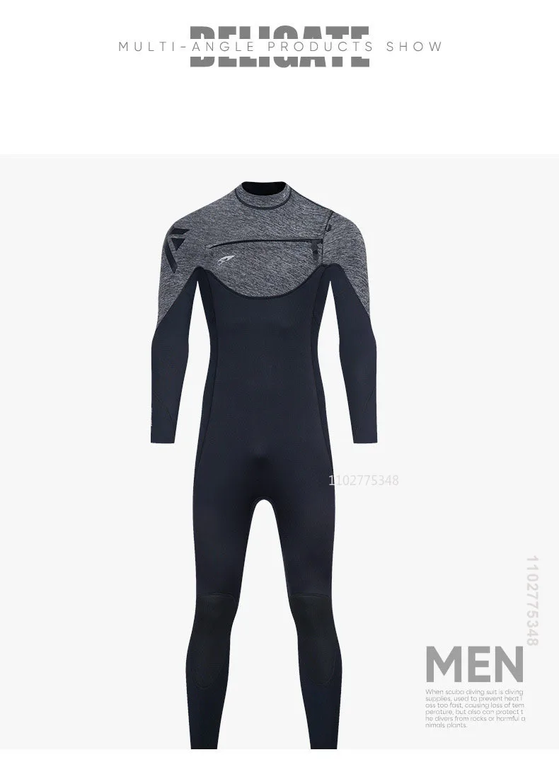 Men Women Neoprene Wetsuits 3/2MM Surf Suit Snorkel Swimwear Winter High Elasticity Rash Guards Spearfishing Scuba Diving