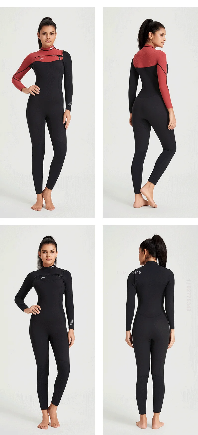 Men Women Neoprene Wetsuits 3/2MM Surf Suit Snorkel Swimwear Winter High Elasticity Rash Guards Spearfishing Scuba Diving