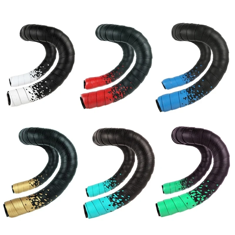 Road Bike Handlebar Tapes Anti Slip Cycling Bicycle Handlebar Braid Pro Speed Racing Bike Handles Warp Straps Bike Bar Tape Band