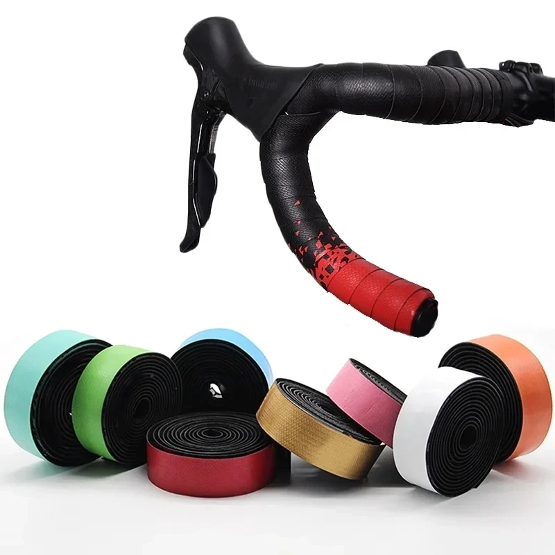 Road Bike Handlebar Tapes Anti Slip Cycling Bicycle Handlebar Braid Pro Speed Racing Bike Handles Warp Straps Bike Bar Tape Band