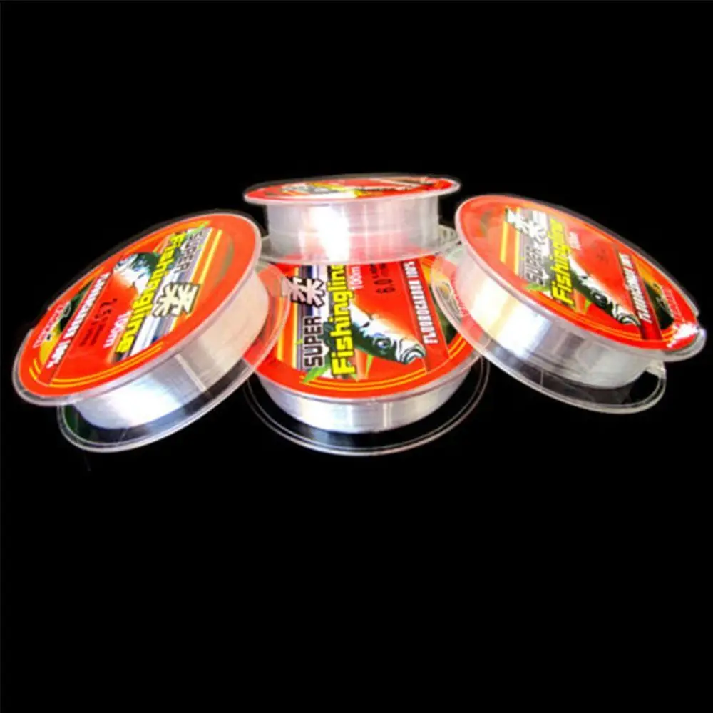 0.8/1.0/1.2/1.5/2.0/2.5/3.0/3.5/4.0/4.5/5.0/6.0/7.0/8.0 100M Super Strong Line 100% Fluorocarbon Monofilament Nylon Fishing Line