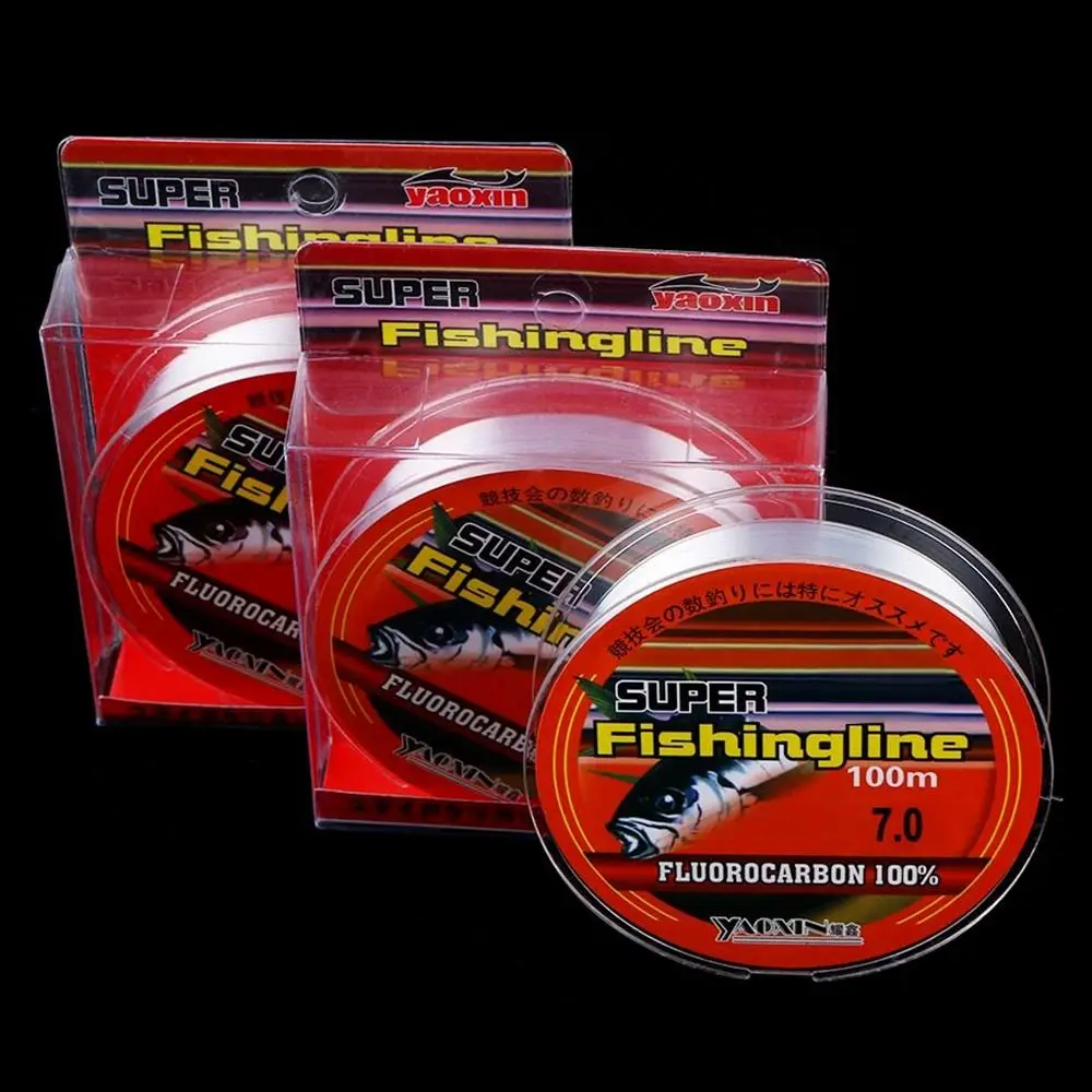 0.8/1.0/1.2/1.5/2.0/2.5/3.0/3.5/4.0/4.5/5.0/6.0/7.0/8.0 100M Super Strong Line 100% Fluorocarbon Monofilament Nylon Fishing Line