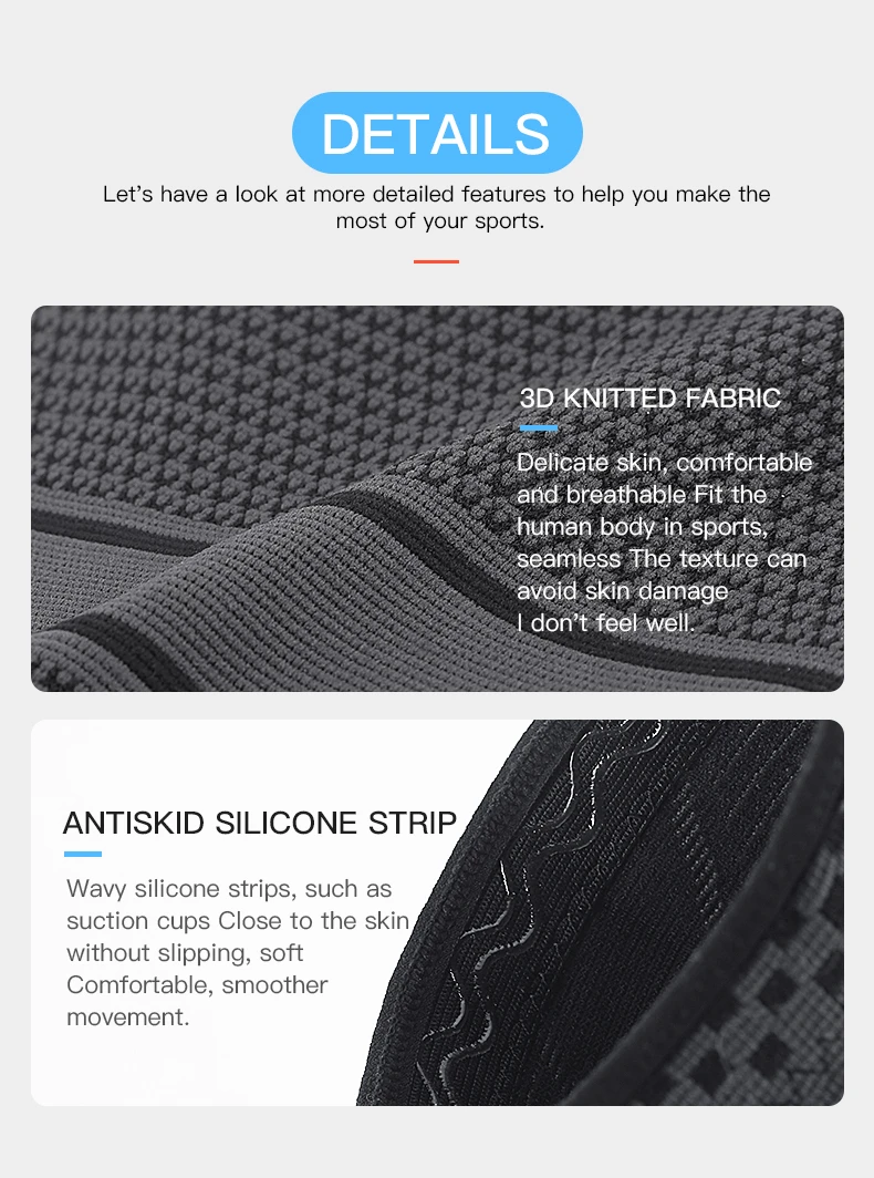 1piece Fitness Running Cycling Knee Braces Elastic Nylon Knee Brace For Sports Compression Knee Pad Sleeve Basketball Volleyball