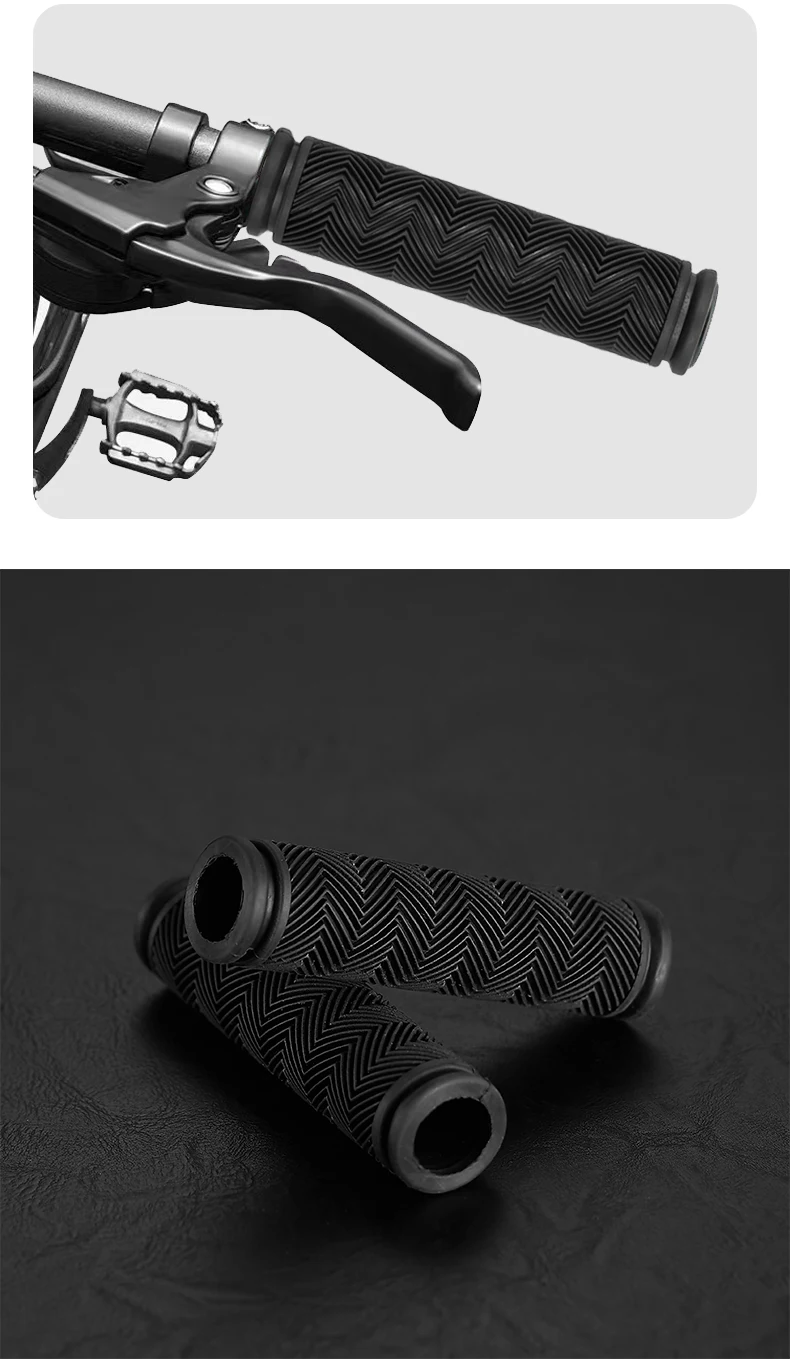 Bicycle MTB Bike Handbar Grips Rubber Non-slip Cycling Handle