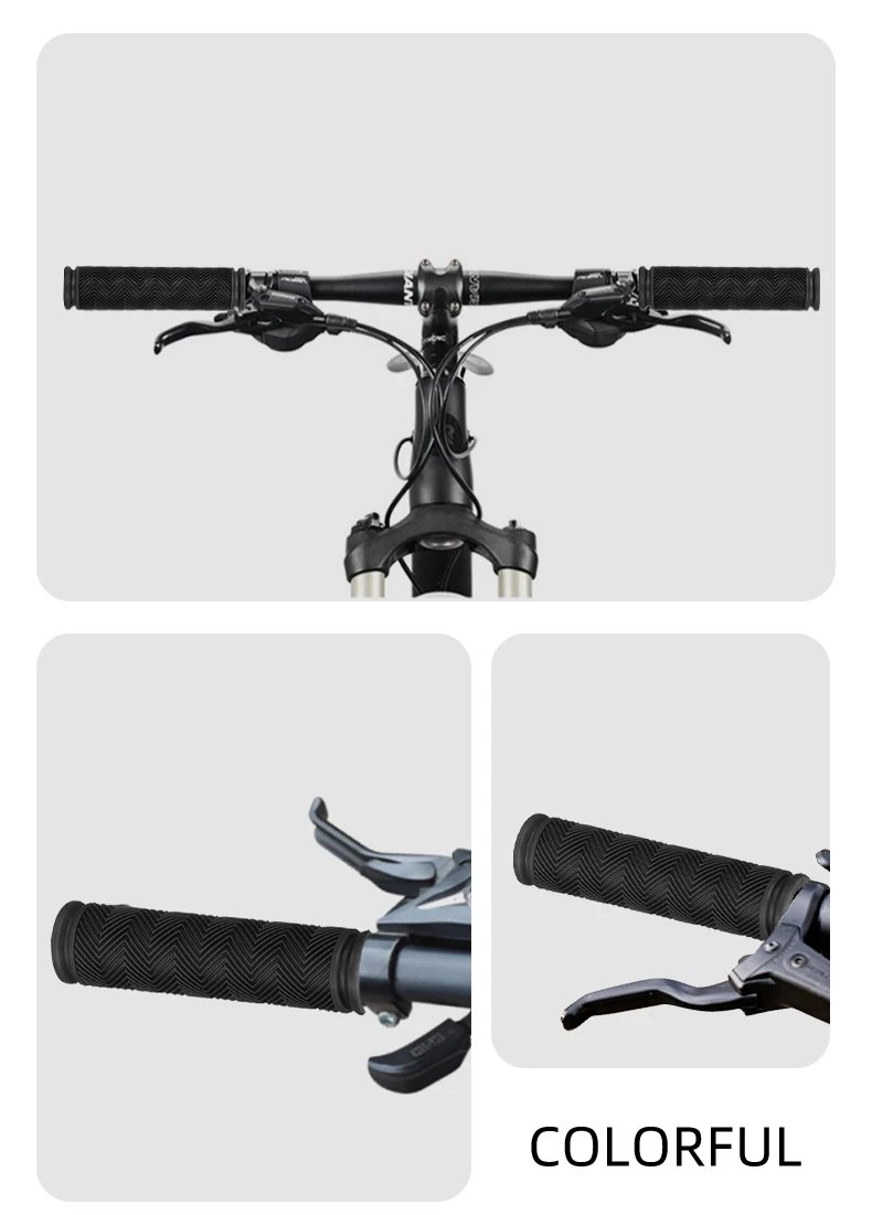 Bicycle MTB Bike Handbar Grips Rubber Non-slip Cycling Handle