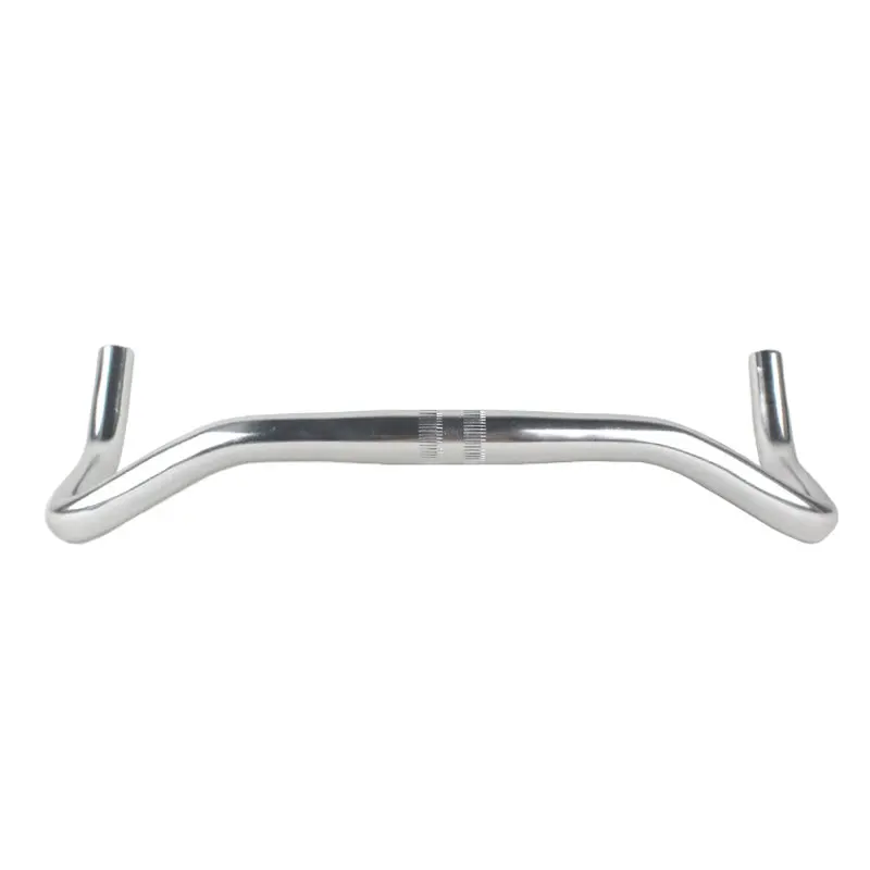 Bike Handlebar Rest Bend Bar Aluminum Alloy 22.2 *25.4*420mm Single Speed Bike Track Fixed Gear Road Bicycle bullhorn Handlebar