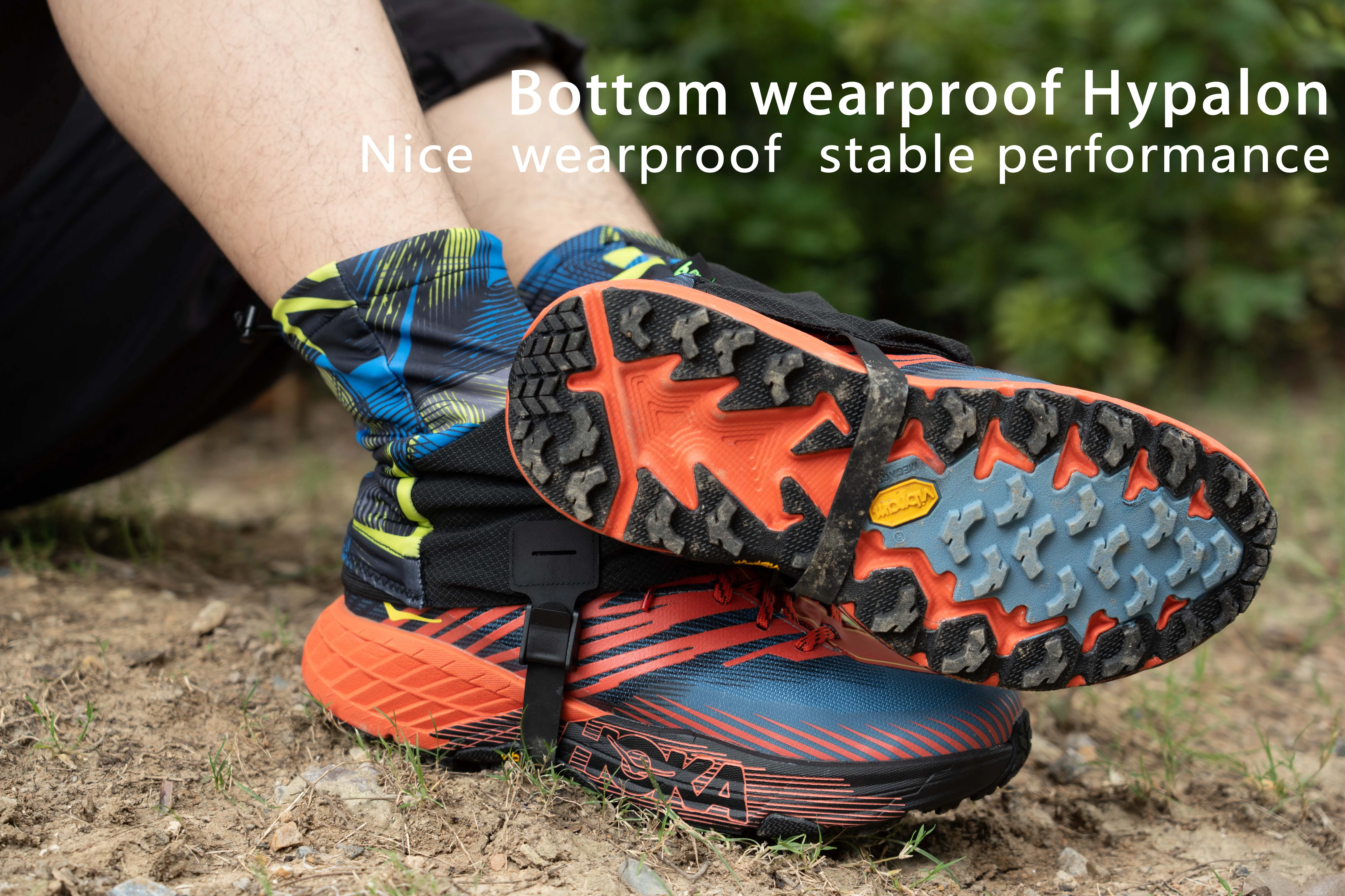 Newest Outdoor Unisex High Running Trail Gaiters Protective Sandproof Shoe Covers For Triathlon Marathon Hiking Reflective