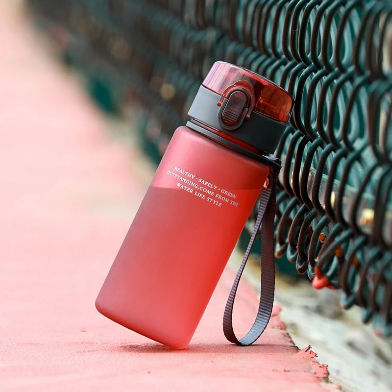 BPA Free Leak Proof Sports Water Bottle High Quality Tour Hiking Portable My Favorite Drink Bottles 400ml
