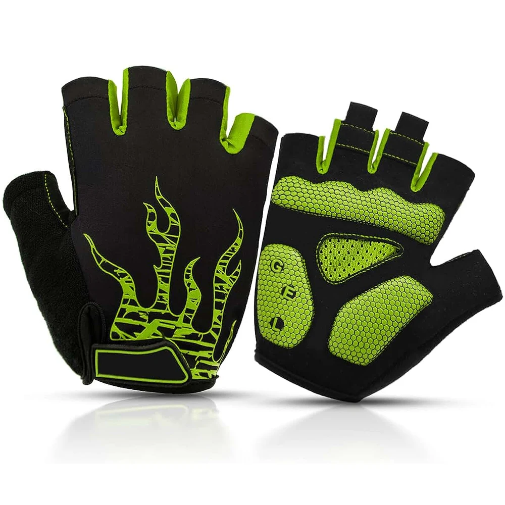 Cycling Gloves Bike Gloves 5MM Gel Pad Biking Gloves Half Finger Road MTB Bicycle Gloves for Workout/Motorcycle/Training/Outdoor