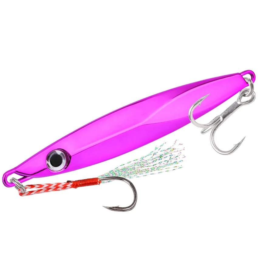 1pcs Sinking Metal Jig Fishing Lure 80g 60g 40g 30g 20g 15g 10g Crankbait Jig Spoon Wobbler Bait Sea Fishing Lures Pesca