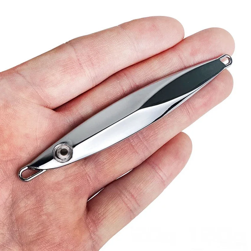 1pcs Sinking Metal Jig Fishing Lure 80g 60g 40g 30g 20g 15g 10g Crankbait Jig Spoon Wobbler Bait Sea Fishing Lures Pesca