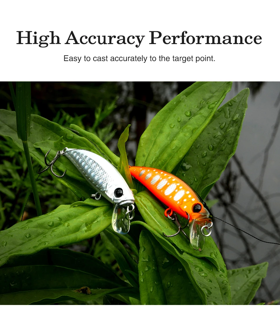TSURINOYA Intruder 51S Sinking Minnow Stream Fishing Lure 51mm 5.8g Artificial Hard Bait For Trout Ajing Jerkbait River Baits