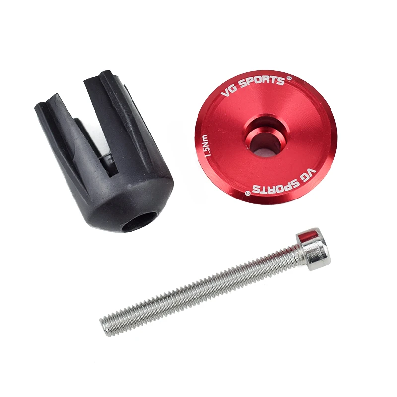 VG sports 1 pair Bike Grip Handle Bar End Cap Aluminium Alloy MTB Handlebar Grips Plugs Caps for Bicycle Handlebar Accessories