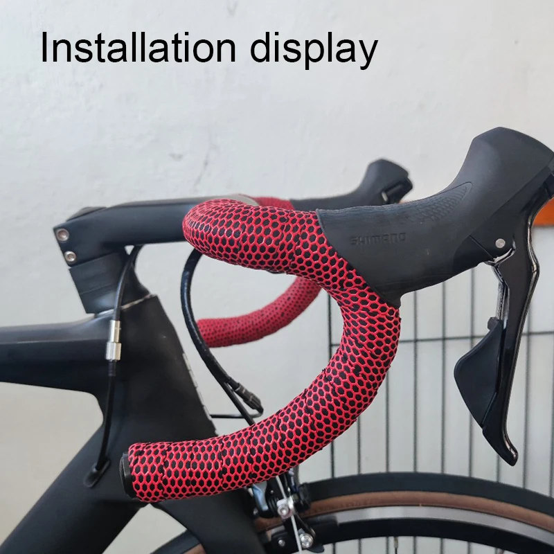 BUCKLOS Silicone Road Bike Tapes Bicycle Handlebar Cover Belts Soft Anti Slip Bike Handlebar Warpper Road Bicycle Handles Tapes