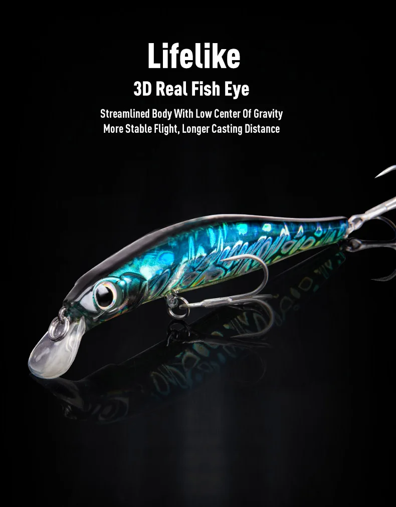 Artist FR Silence Sinking Minnow Fishing Lures 80mm 105mm Jerkbaits Good Action Wobblers High Quality Hard Baits Sea Bass