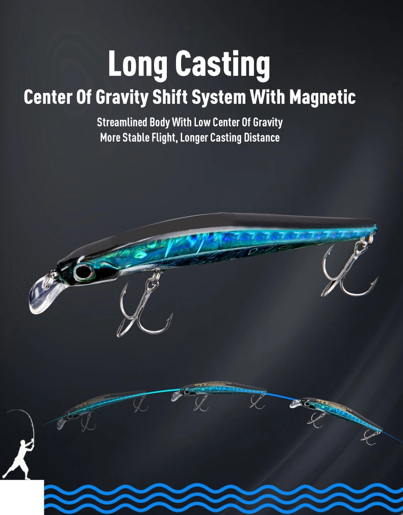 Artist FR Silence Sinking Minnow Fishing Lures 80mm 105mm Jerkbaits Good Action Wobblers High Quality Hard Baits Sea Bass