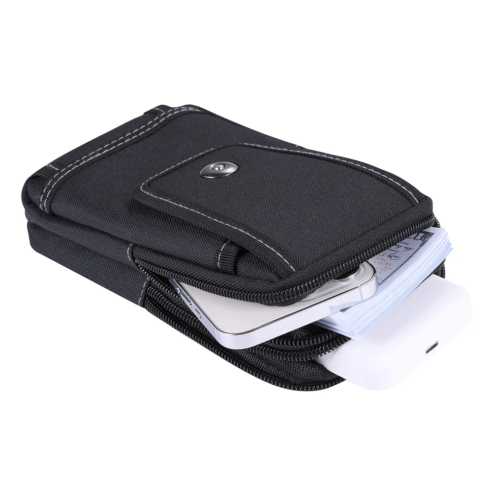Tactical Molle Bag Sports Belt Waist Bag Men Double Layer Mobile Phone Pouch Camping Hunting Fanny Pack Utility EDC Pack