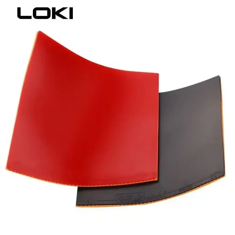 LOKI RXTON 5 High Elasticity Table Tennis Rubber Sticky Red Ping Pong Rubber Pips In High-density Sponge Black Pingpong Rubber