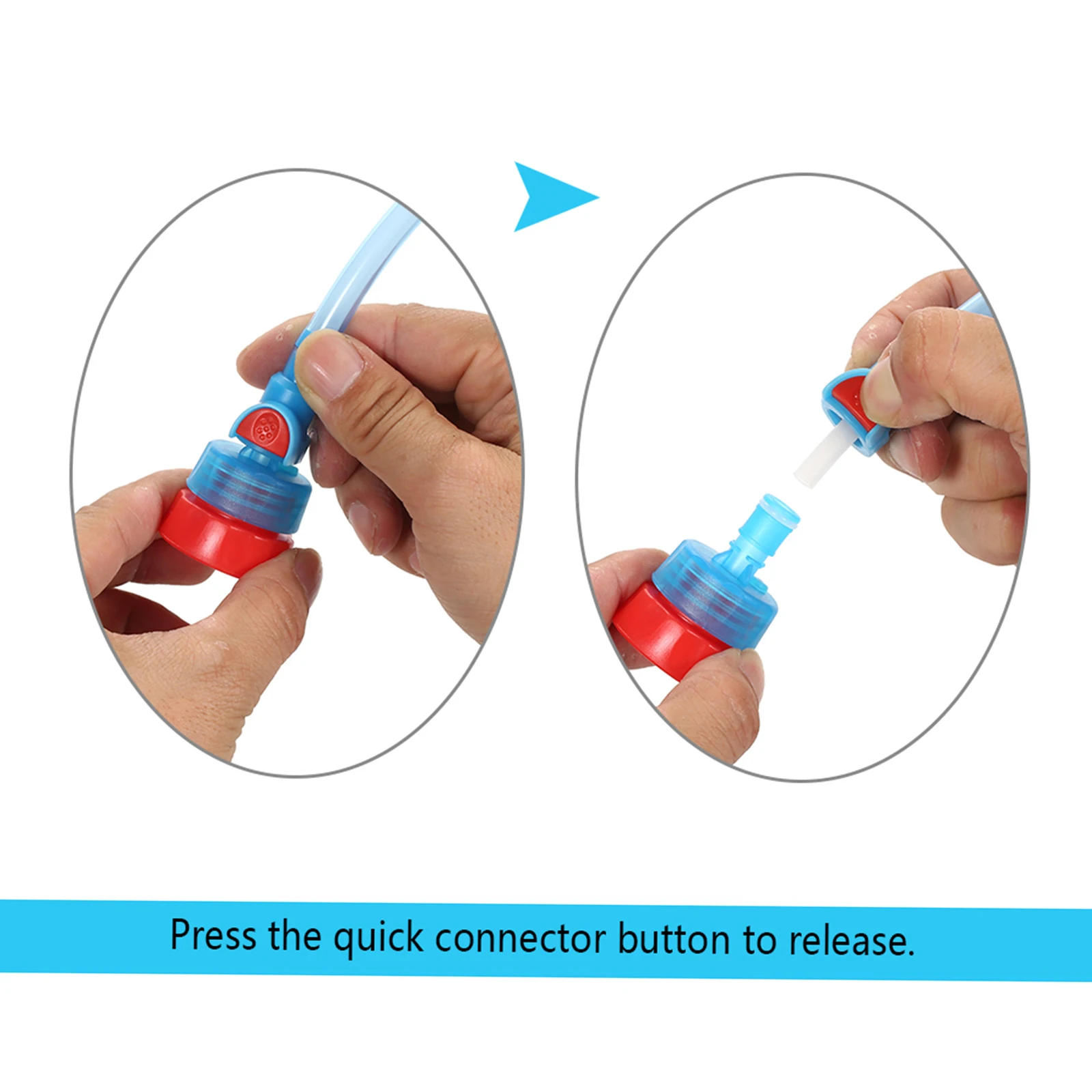 Water Bottle Drink Tube Cycling Camping Water Bag Hydration Bladder System Hose Kit TPU Free Hydration Bladder System