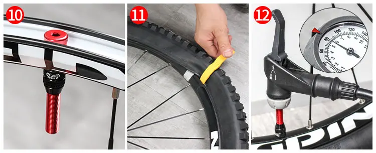 MUQZI 2PCS 60mm Schrader Valve MTB Road Bike A/V Tubeless Rim Valve CNC Wheel Valve For Tubeless Tire Cycling Accessories