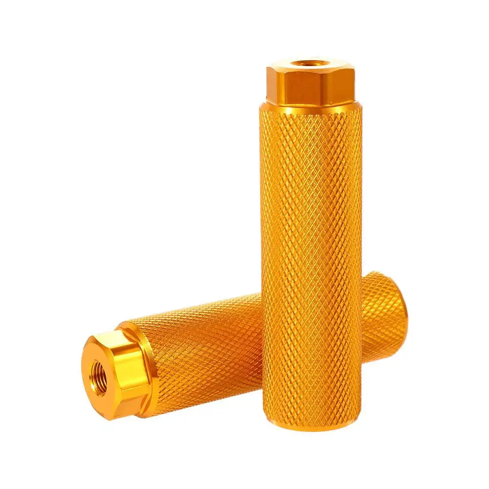Bike Pegs Aluminum Alloy Anti-Skid Lead Foot Bicycle Pegs BMX Pegs for Mountain Bike Cycling Rear Stunt Pegs Fit 3/8 inch Axles