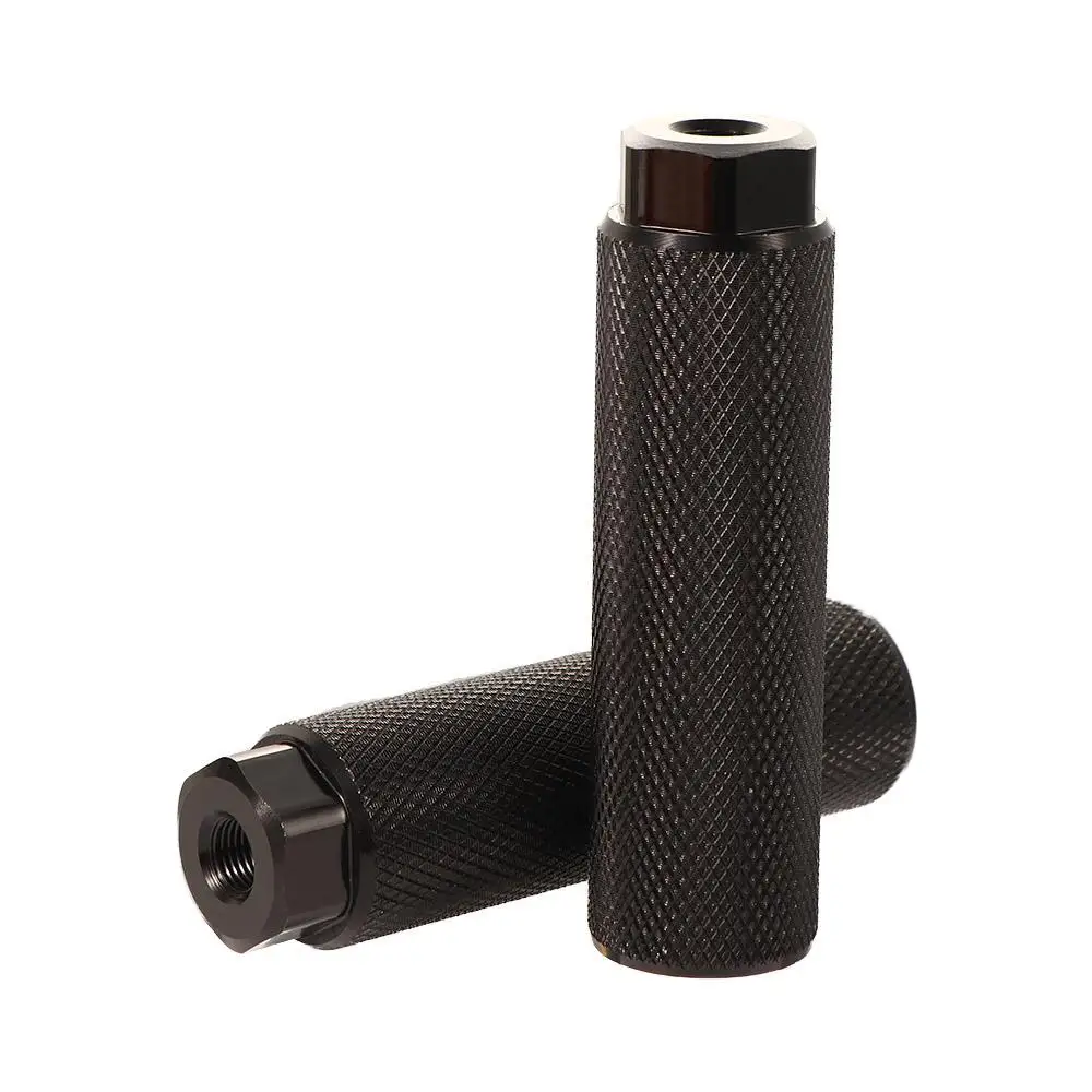 Bike Pegs Aluminum Alloy Anti-Skid Lead Foot Bicycle Pegs BMX Pegs for Mountain Bike Cycling Rear Stunt Pegs Fit 3/8 inch Axles