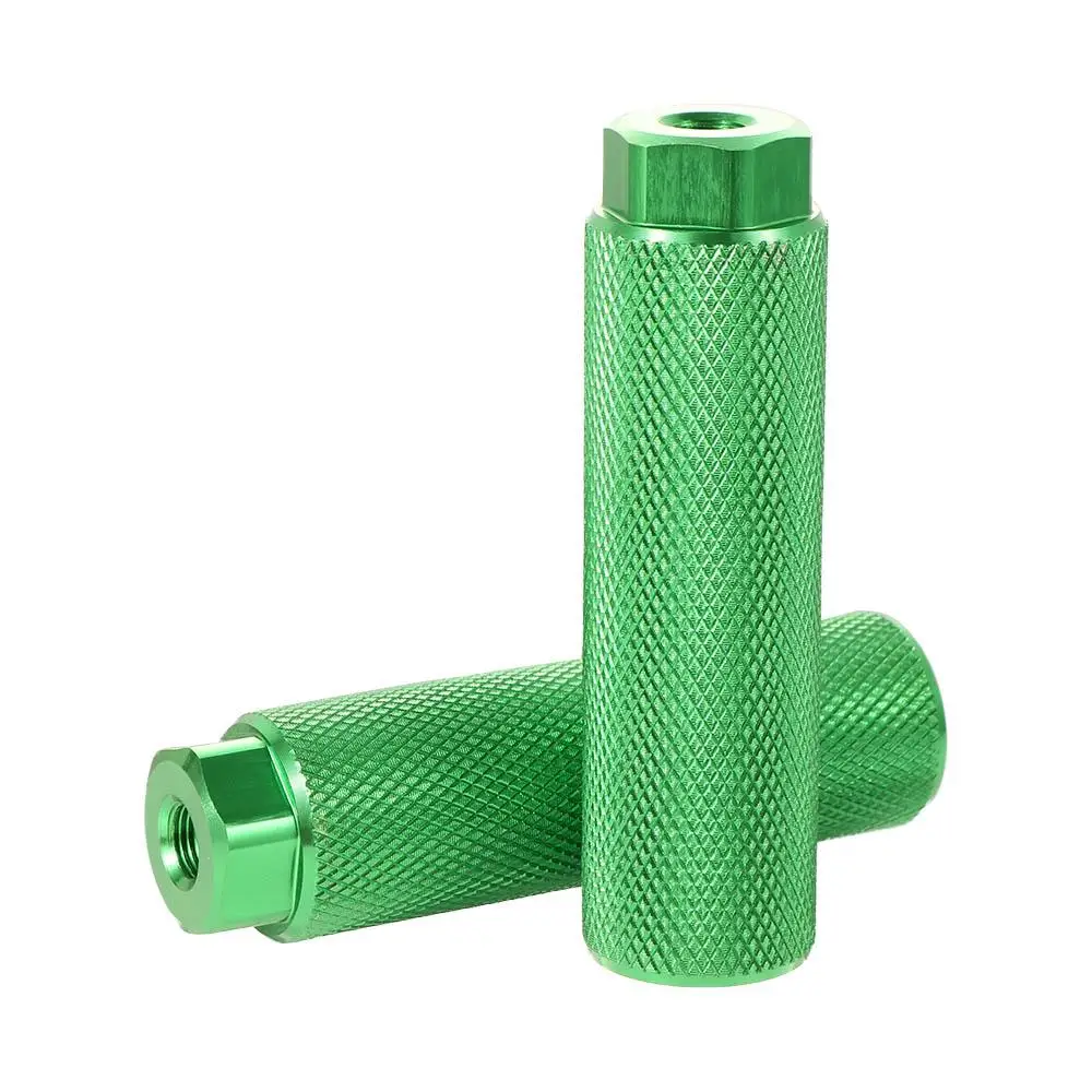 Bike Pegs Aluminum Alloy Anti-Skid Lead Foot Bicycle Pegs BMX Pegs for Mountain Bike Cycling Rear Stunt Pegs Fit 3/8 inch Axles
