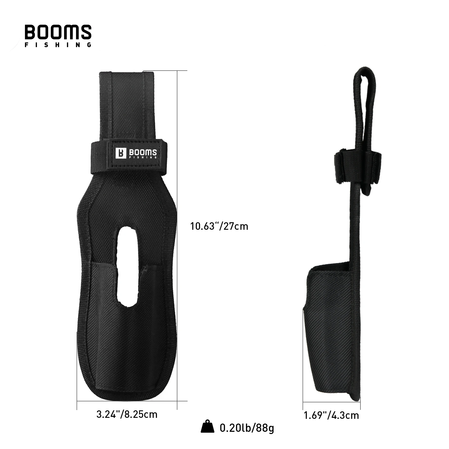 Booms Fishing P04 Outdoor Rod Holder Fishing Pole Rack Holders Nylon Sheath Tackle Tools Accessories