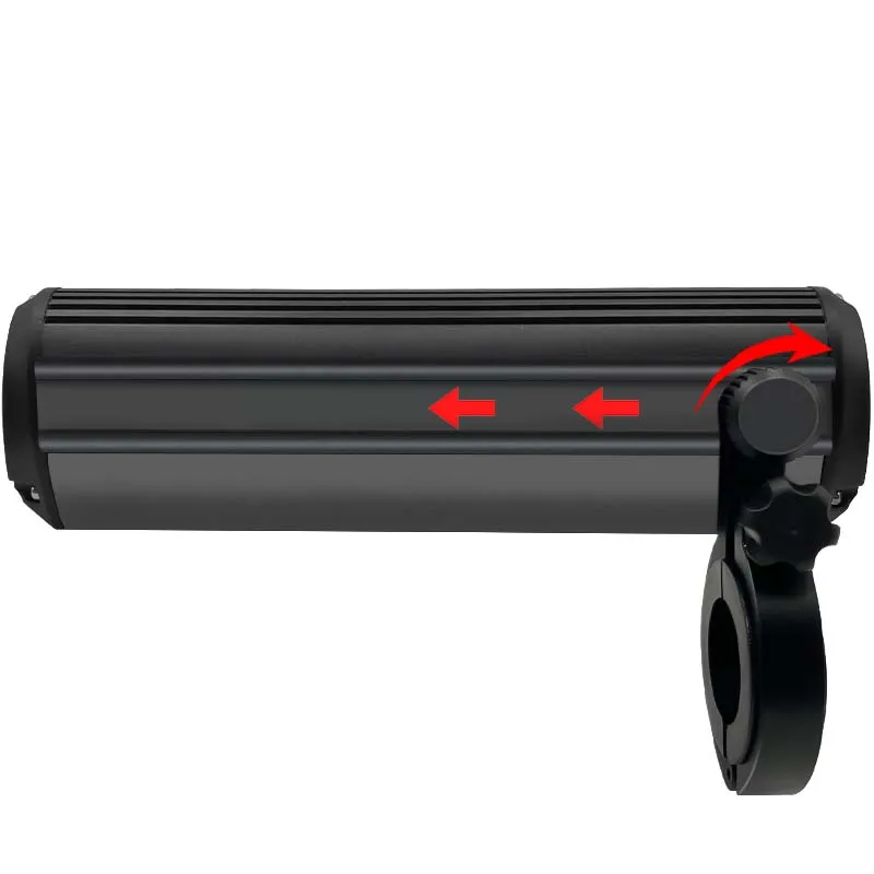 Aluminum Bike Light Holder For 8000mAh 5 LED Bike Light Waterproof USB Rechargeable LED Bicycle Light 5200 Lumens Flashlight