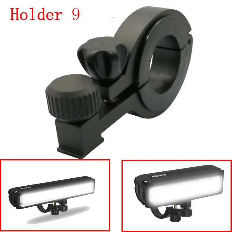 Aluminum Bike Light Holder For 8000mAh 5 LED Bike Light Waterproof USB Rechargeable LED Bicycle Light 5200 Lumens Flashlight