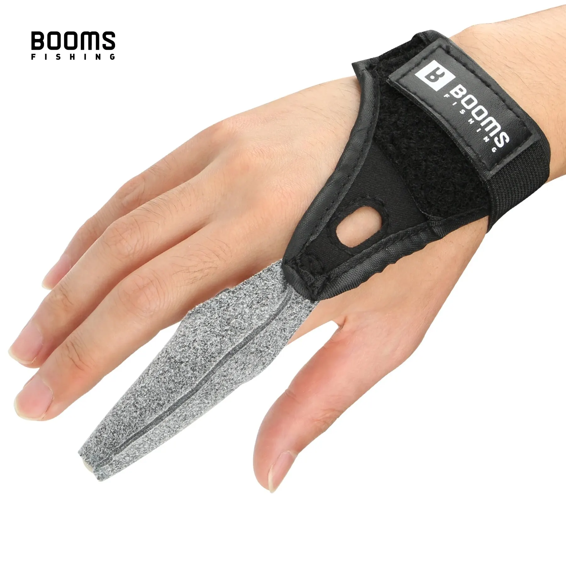 Booms Fishing FG1 Single Finger Protector Fly Fishing Gloves Non-Slip Breathable, Surf Casting Glove Fishing Tools Accessories