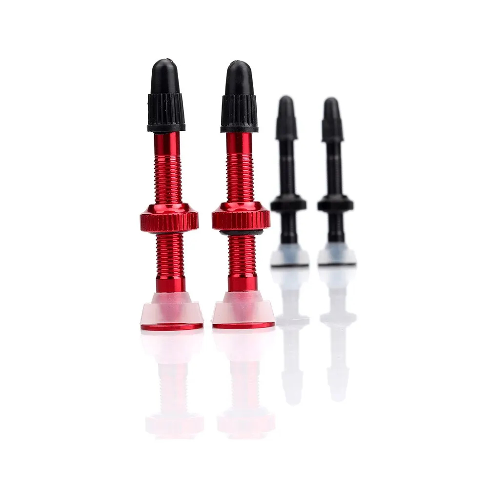 BOLANY 1PCS Bicycle Valve 40mm/60mm Road Bike Vacuum Nozzle For Bike Tubeless Tire Core Aluminum Alloy Valve Accessories