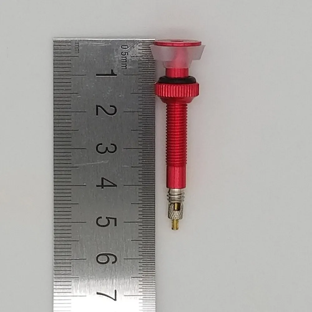 BOLANY 1PCS Bicycle Valve 40mm/60mm Road Bike Vacuum Nozzle For Bike Tubeless Tire Core Aluminum Alloy Valve Accessories